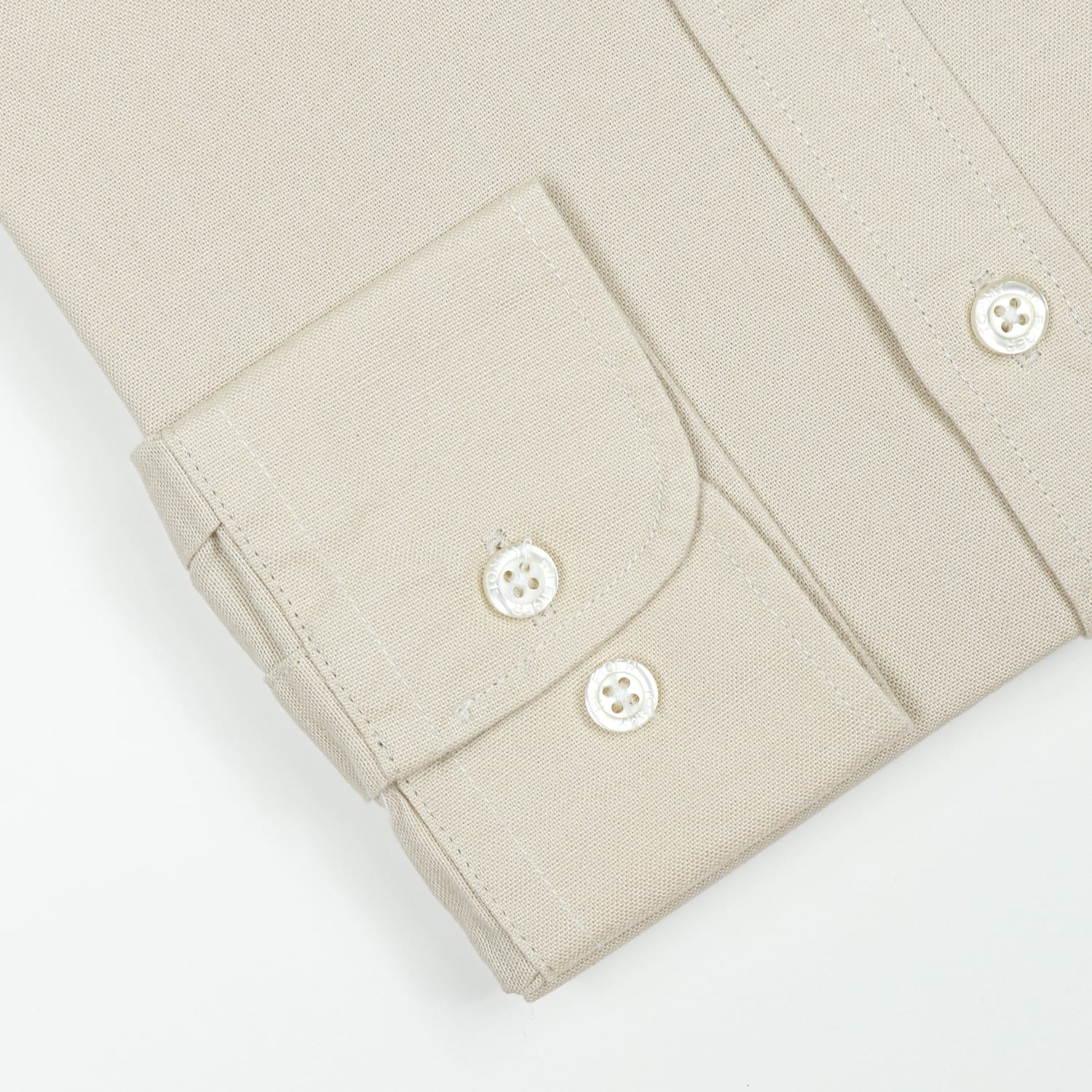 Premium Oxford Cotton Slim Fit Shirt | Biscuit